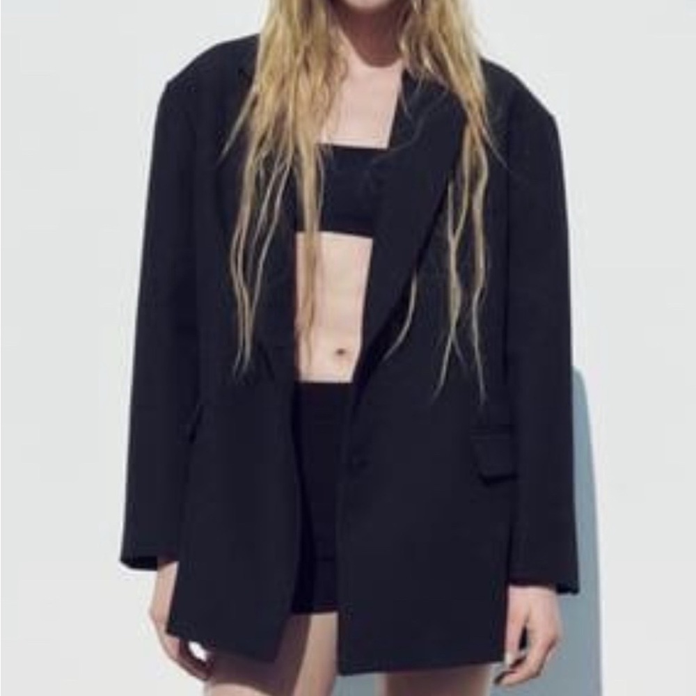 Zara Women's oversize vented blazer size M L
